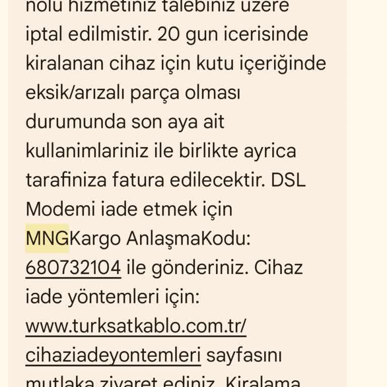 İade Ettiğim Modem İçin Haksız Yere Ücret Yansıtıldı