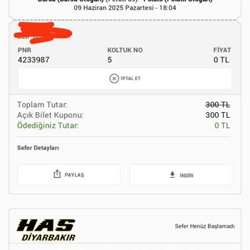 Otobüs Seferi İptal Edildi, İade Ve Bilgilendirme Yapılmadı