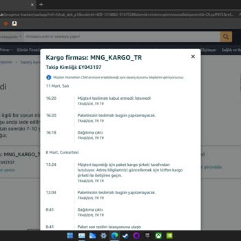 Alpin SSD Siparişimde Teslimat Ve Para İadesi Sorunu