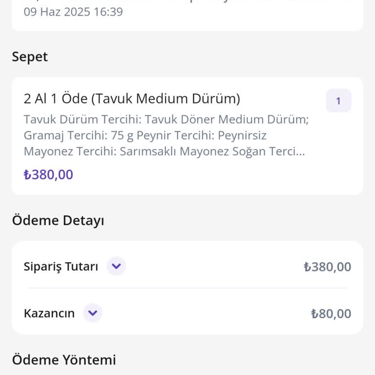 Maydanoz Dönerde Fazla Ücret Ve İade Sorunu