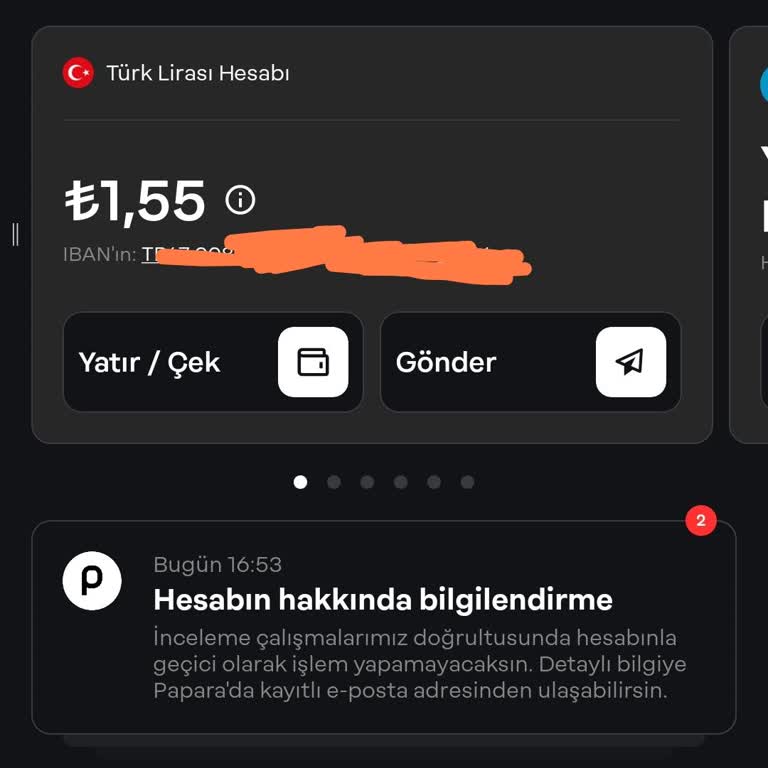 Papara Hesabım Nedensizce İnceleniyor, Bilgi Alamıyorum!