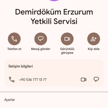 Erzurum DemirDöküm Yetkili Servisinin Yüksek Servis Ücreti Ve Haksız Talep Şikayeti