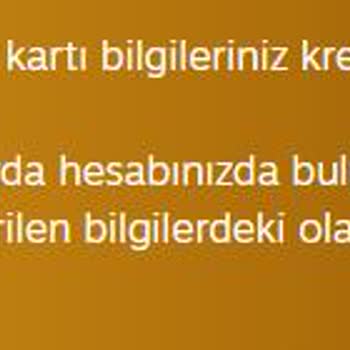 Hadi - Tombank Kartımla Online Alışveriş Yapamıyorum, İşlemler Sürekli İptal Ediliyor