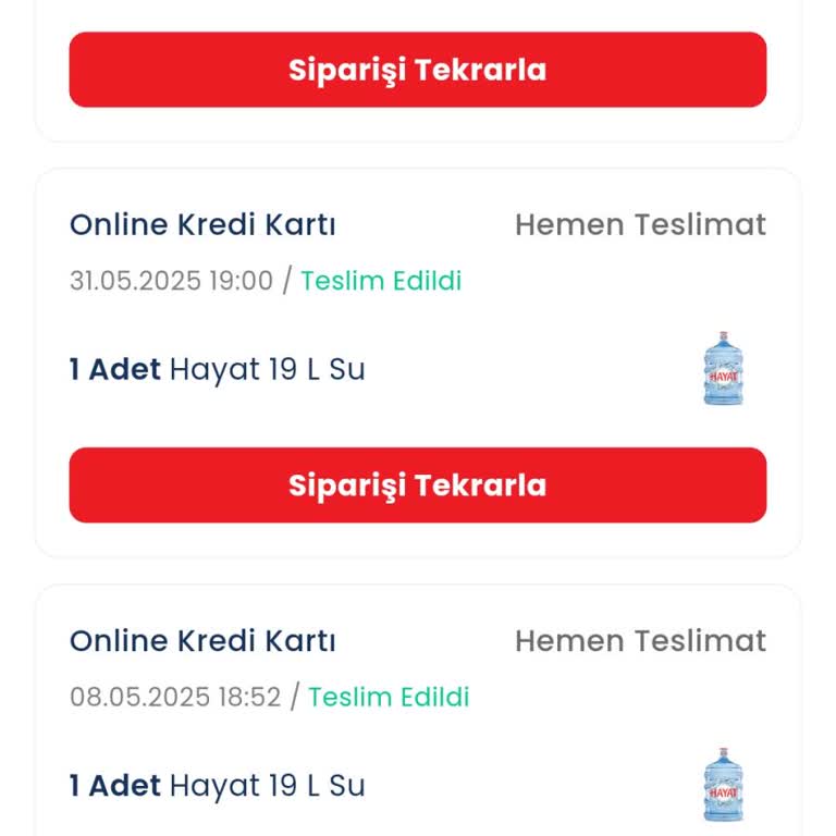 Su Siparişim Saatlerdir Teslim Edilmedi, Mağdur Edildim