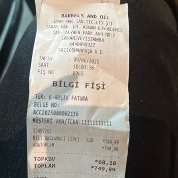 Etiket Fiyatı İle Ödenen Tutar Arasındaki Fark İade Edilmedi