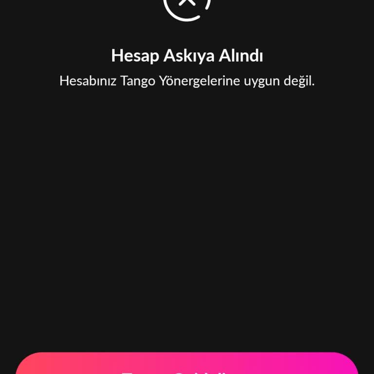 Haksız Hesap Askıya Alınmasına Acil Çözüm Talebi