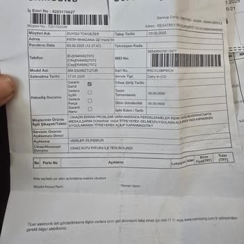 Kusurlu Telefon Ve Süreçte Yaşanan Sorunlar Nedeniyle Değişim Talebi