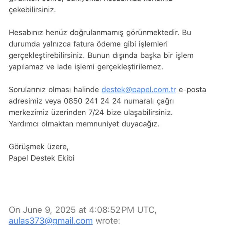 Yaş Sınırı Nedeniyle Para İadesi Yapılmıyor