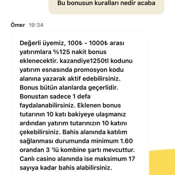 Kazandığım Bonusun Kurallara Rağmen Ödenmemesi