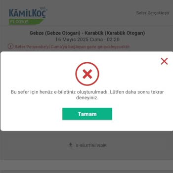 Sefer İptali Hakkında Bilgilendirme Eksikliği Ve Müşteri Hizmetleri Sorunu