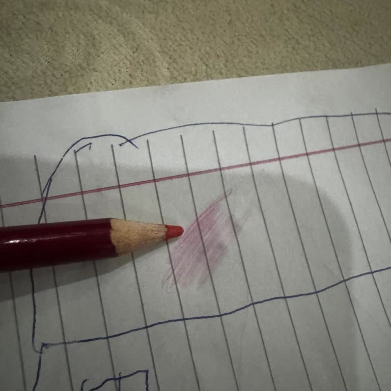 Faber-Castell Kırmızı Tahta Kalem Pembe Çıktı