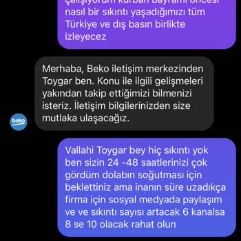 Beko Buzdolabında Kronik Arıza Ve Yetersiz Servis Desteği