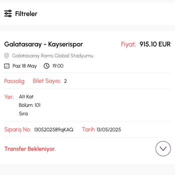 Satın Alınan Maç Biletleri Yüklenmedi, Ücret İadesi Yapılmıyor