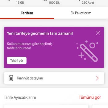 Vodafone Aynı Tarifeyi Yüksek Fiyata Sunuyor Müşteri Memnuniyeti Yok