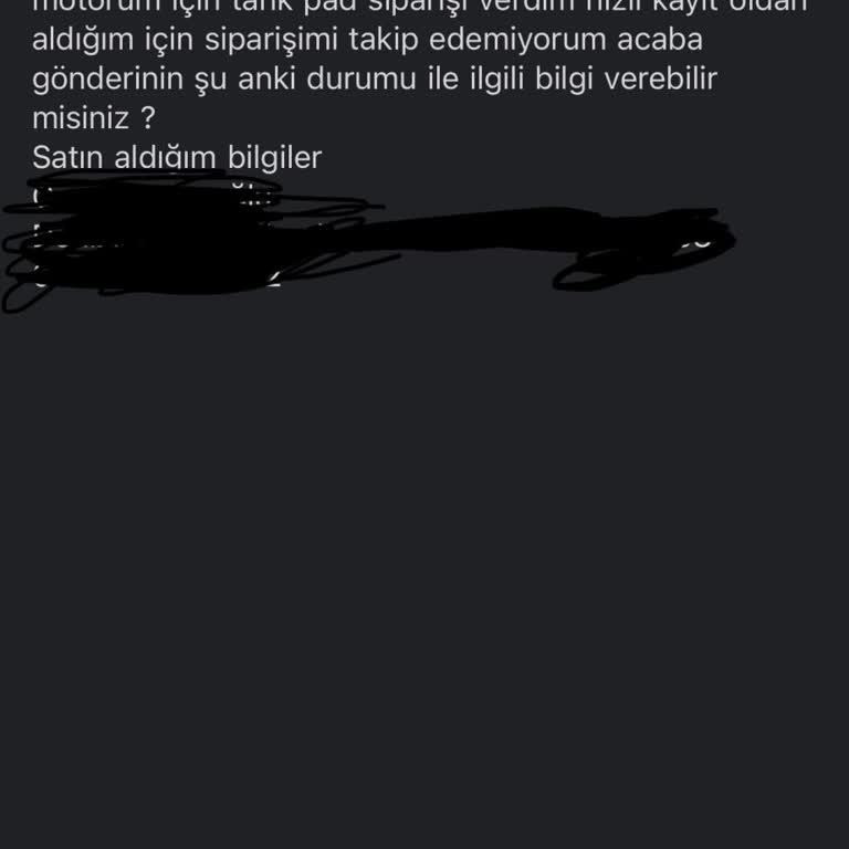 Sipariş Sonrası Tam Bir Sessizlik Ve İlgisizlik