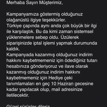 Siparişim İptal Edildi, İade Ve İndirim Çeki Sorunu Yaşadım