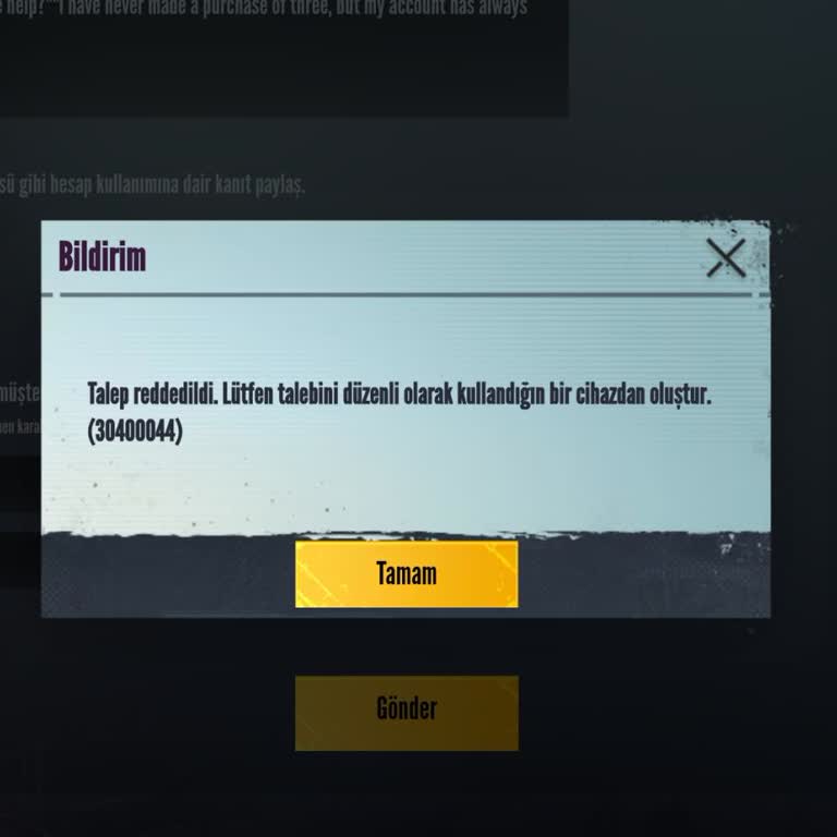 Çalınan PUBG Hesabımı Geri Alamıyorum, Destek Süreci İşlemiyor