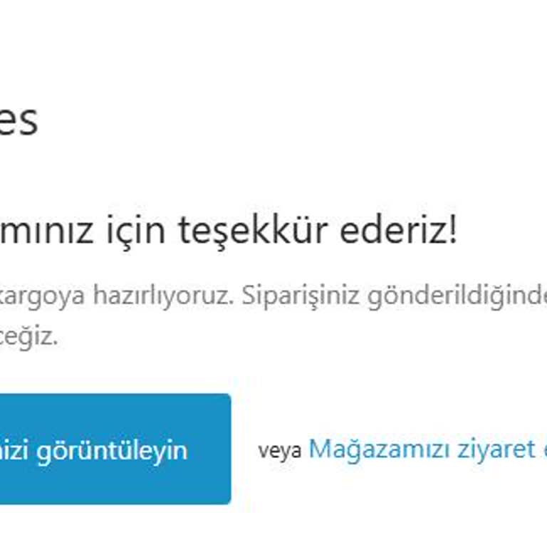 Siparişimde Gecikme Ve İletişimsizlik Sorunu