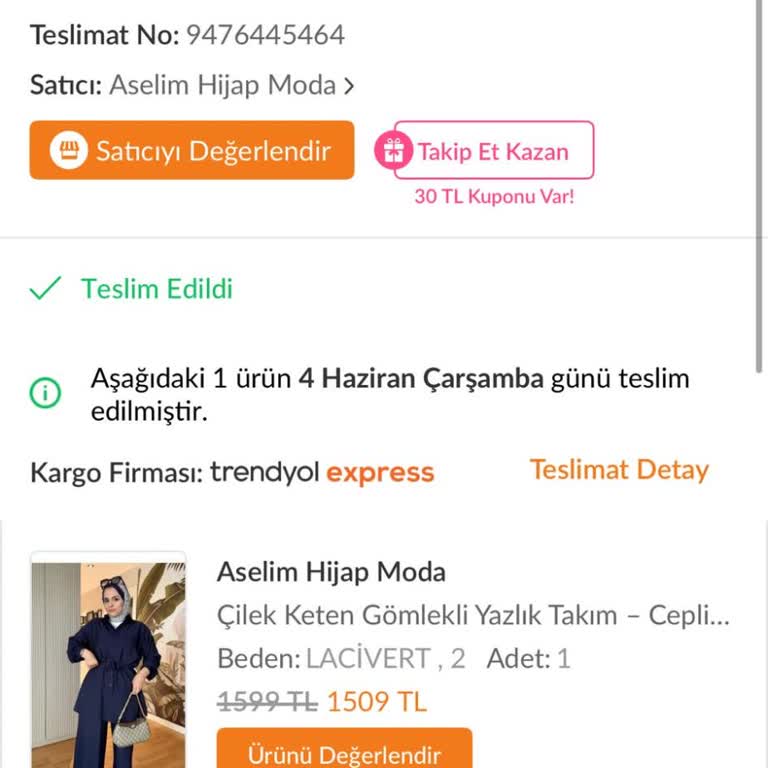 Asel Fashion Tunikli Takım İlk Yıkamada Yırtıldı