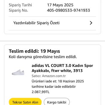 Kısa Sürede Deforme Olan Adidas Ayakkabı İçin İade Ve Ücret İadesi Talebim