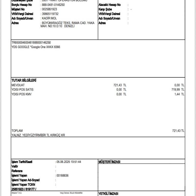 İzinsiz Google Para Çekimi: Akbank Hesabımdan Habersiz İşlem!