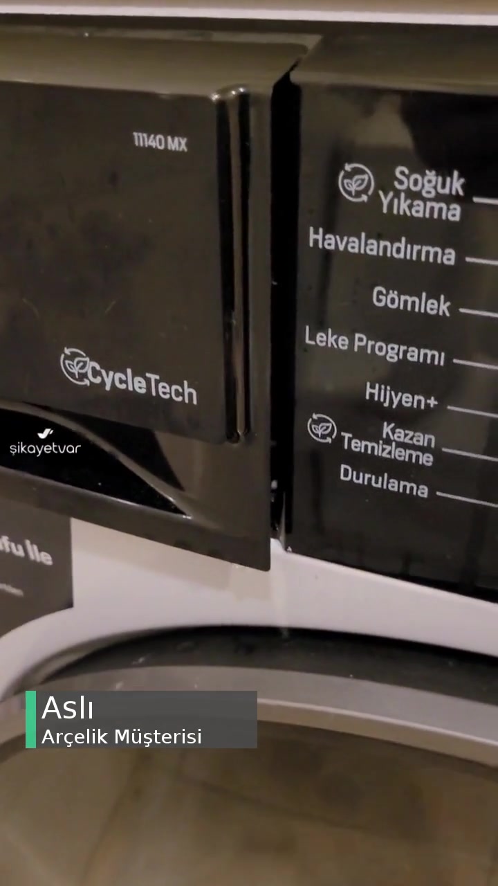 Arçelik 11140 Mx Çamaşır Makinesi Sıkma Yapmıyor videonun kapak resmi