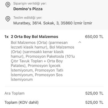 Eksik Ve Bayat Ürün, Yetersiz Çözüm: Domino's Pizza'da Hayal Kırıklığı