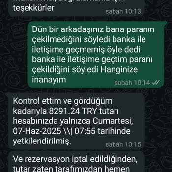 İptal Edilen Araç Kiralama Sonrası Param İade Edilmiyor