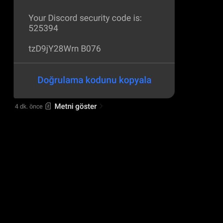 Bilgim Dışında Telefonuma Discord Doğrulama Kodu Geldi Üyelik Talebini Kabul Etmiyorum