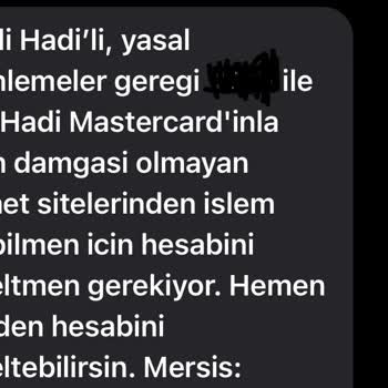 18 Yaş Altı Kullanıcılar İçin Hadi Kartta Hesap Yükseltme Engeli Ve Kullanılamayan Bakiye Sorunu