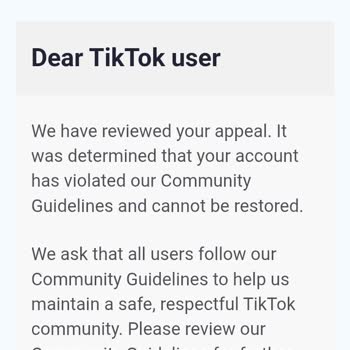 Emek Verdiğim TikTok Hesabım Haksız Yere Kapatıldı