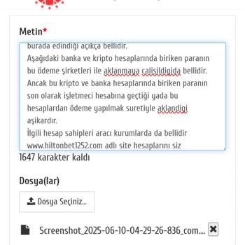 Kayıp Bonusu Ve Hesap Güvenliği Konusunda Hiltonbet'te Yaşadığım Sorunlar
