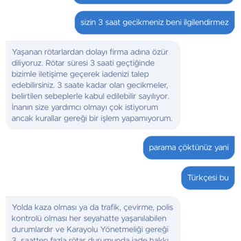 Otobüs Rötarı Ve Yetersiz Bilgilendirme Nedeniyle Bilet İptali Sorunu