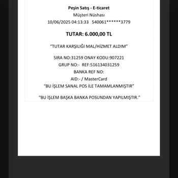 Gece Saatinde Bilgim Dışında 6000 TL Kartımdan Çekildi!