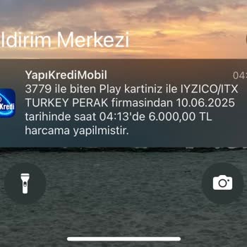 Gece Saatinde Bilgim Dışında 6000 TL Kartımdan Çekildi!