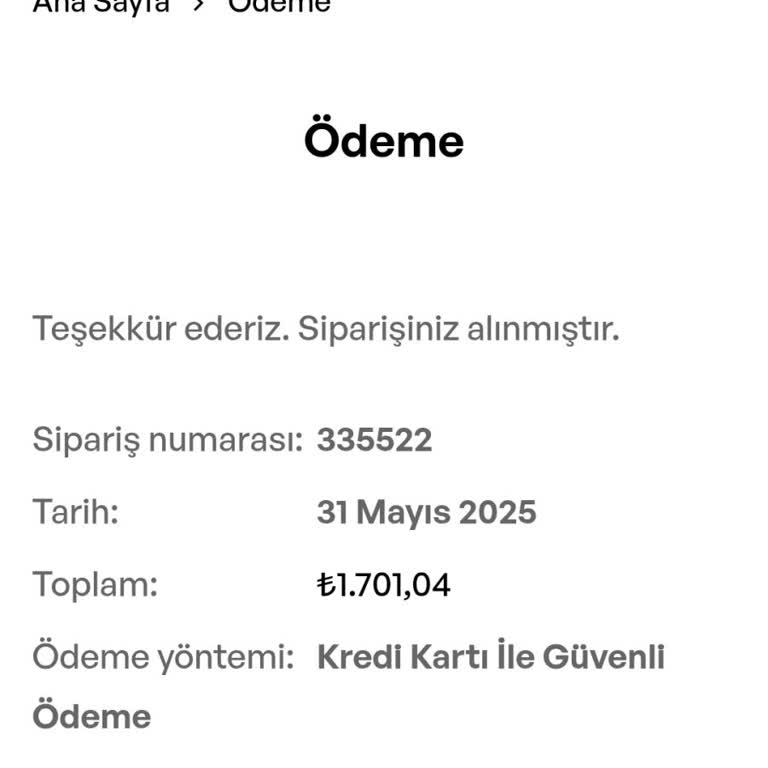 Sipariş Sonrası Ürün Gönderilmemesi Ve İletişimsizlik Mağduriyeti