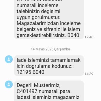 İade Ücretimin Gecikmesi Ve İletişim Sorunu
