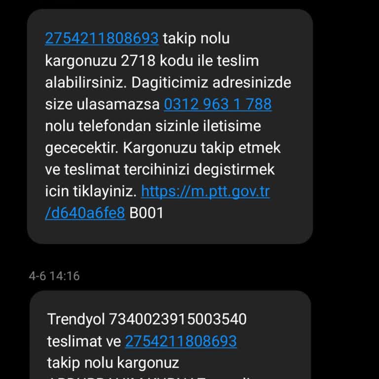 PTT Kargo Teslimatı Gecikti Ve İletişim Sağlanamıyor
