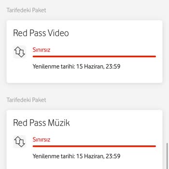 Vodafone Red Pass Paketlerinde Ani İnternet Tükenmesi Sorunu