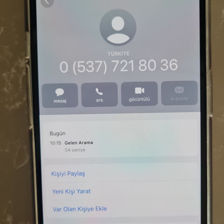Bilinmeyen Numara Tarafından Şüpheli Sigara Sorgulaması