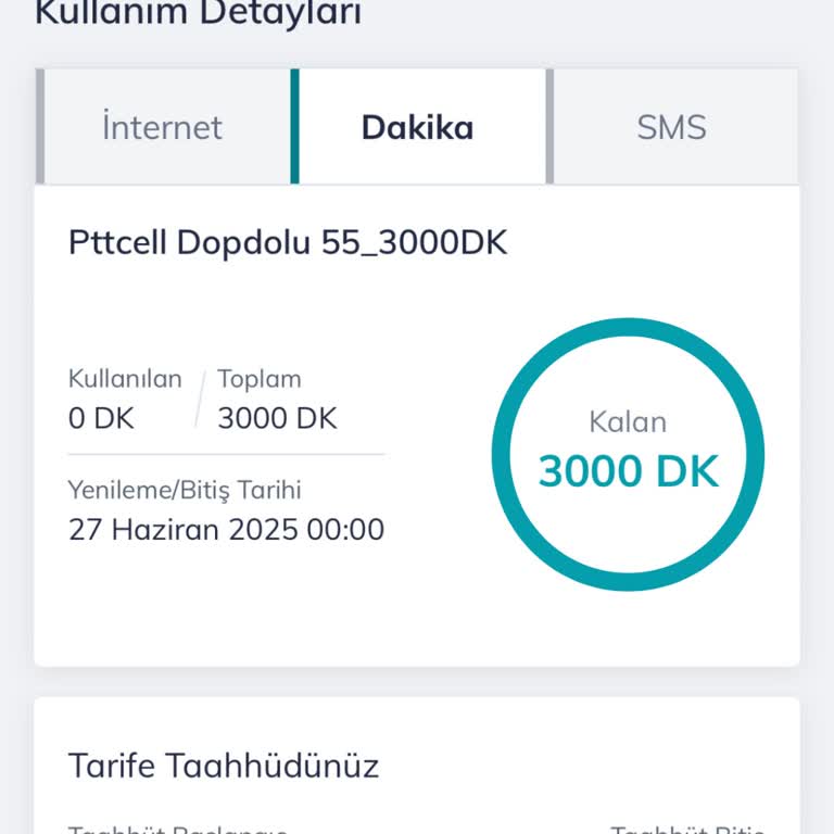 Pttcell Yeni Taahhüt Süresinde Eksiklik Ve Erken Geçiş Sorunu
