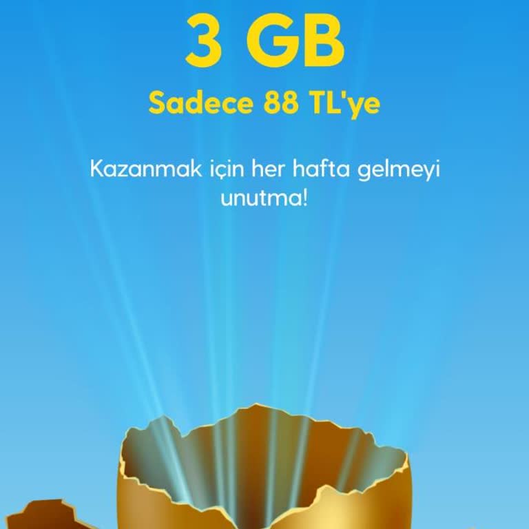 GNÇ Uygulamasında Sürekli Aynı İnternet Hediyesiyle Karşılaşıyorum