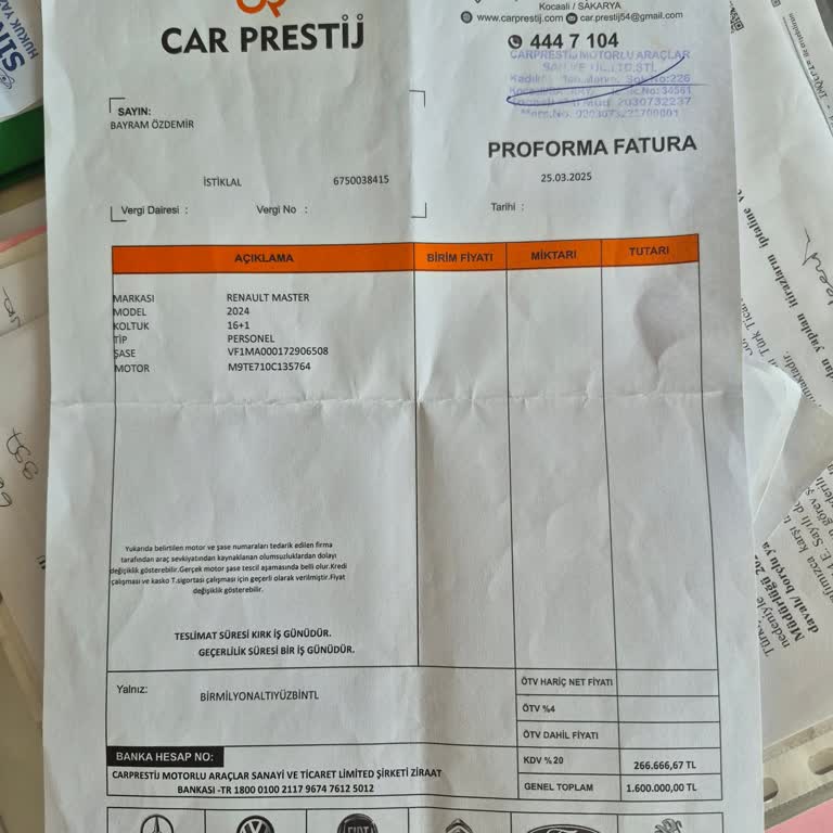 Araç Teslimatı Gecikmesi Ve Mağduriyet