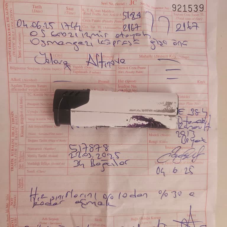 Yandex'in Hatalı Hız Sınırı Bilgisi Yüzünden Ceza Yedim