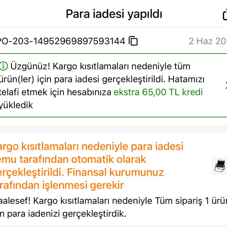 Siparişlerim İptal Ediliyor Müşteri Hizmetleri Çözüm Sunmuyor