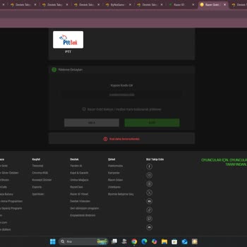 ByNoGame Kullanılmamış Razer Gold Kodları İçin Destek Alamıyorum