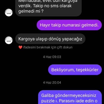 Yanlış Ürün Gönderildi, İletişim Kurulamıyor