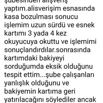 Kurumsal Kart Bakiyesiyle İlgili İletişim Sorunu