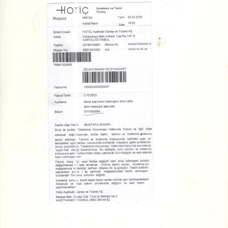 Sürekli Kopan Çanta Sapı Ve Olumsuz İade Deneyimi