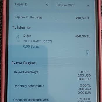 Emekli Müşteriye Bilgi Verilmeden Kredi Kartı Aidatı Yansıtılması Ve İptal Talebinin Sonuçsuz Kalması